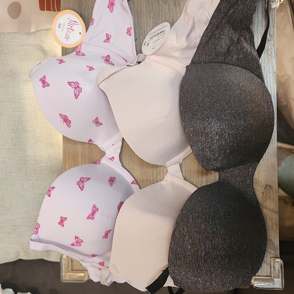 Ambrielle and Flirtitude bras